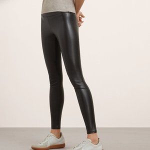 Aritzia Wilfred Free Faux Leather Daria Leggings S